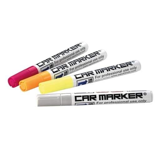 Lack Markierstifte Dellen + Schäden markieren am Auto Karosserie Carmarkers abwaschbar
