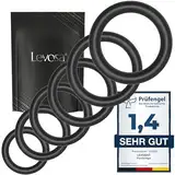 Levosa® Penisring Set [Härtere Erektionen & mehr Ausdauer] - 6 dehnbare Cockringe, Penisringe, Hodenringe für Männer - Sex Spielzeug für Paare - Marke aus Hamburg