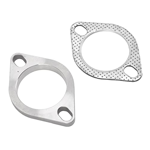 Flanschverbindungskit, 2pcs 2 2,5 Zoll Flanschverbindungskit Edelstahl Universal für Regenpfeifenkatze -Header