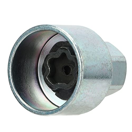 Radschloss-Radmutter, Auto-Radschlossschlüssel Anti-Diebstahl-Lugnut-Stecknuss-Ersatz für 1 3 5 6 7-Serie X1 X2 X3 X4 X5 X6 Z4 (043)