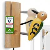 Eli® Charly Klopfspecht - Klingel aus Holz für Baumhaus - Spielhaus - Kinderzimmer - Haustür - Stelzenhaus - Türspecht - Glocke - Geschenk für Jungen und Mädchen