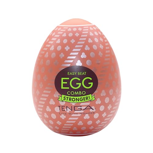 TENGA EGG Hard Combo Masturbator für Männer - Masturbationshilfe in diskreter Verpackung - Einwegprodukt - 1 Ei (1er Pack)