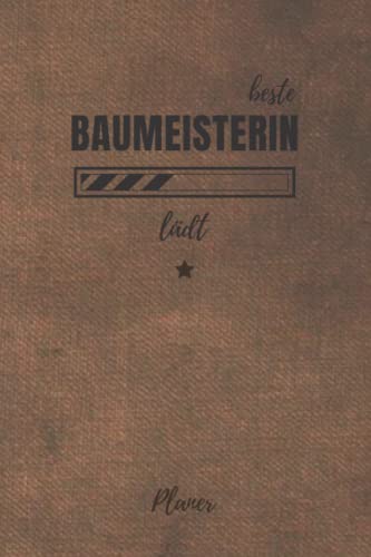 beste Baumeisterin lädt Planer: für die Ausbildung o. Weiterbildung | Perfekt für Frauen/Mädchen, die sich mit der Bauplanung auskennen | Ausbildungsbeginn Geschenk
