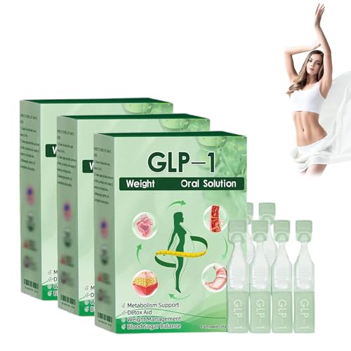 12 Stück STDEI GLP-1 Abnehmen Tropfen, STDEI GLP-1 Oral Solution, GLP-1 Lösung zum Einnehmen, Natürliche GLP-1 Supplement Tropfen für Frauen und Männer