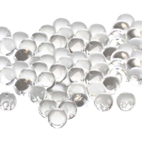 300 g Glas-Laborkugel Kochsteine, klare Farbe, Mischperlen, klare Füllperlen, kein Loch, Rocailles, Epoxidharz, Blasenperlen für Fraktionierung, Destillation, 4 mm