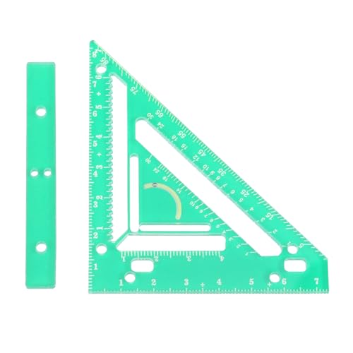 Positionierungslineal, Sparren, quadratisches Werkzeug mit Blasenblock, Schreinerquadrate
