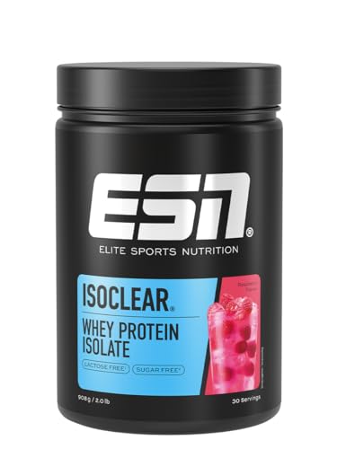 ESN ISOCLEAR Whey Isolate Protein Pulver, Raspberry, 908 g, Clear Whey