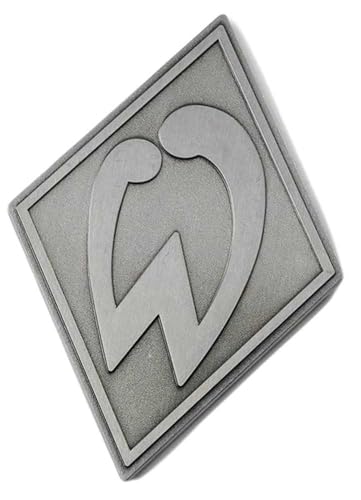 Werder Bremen SV Magnet Metall - 3D Raute - Silber Kühlschrankmagnet SVW