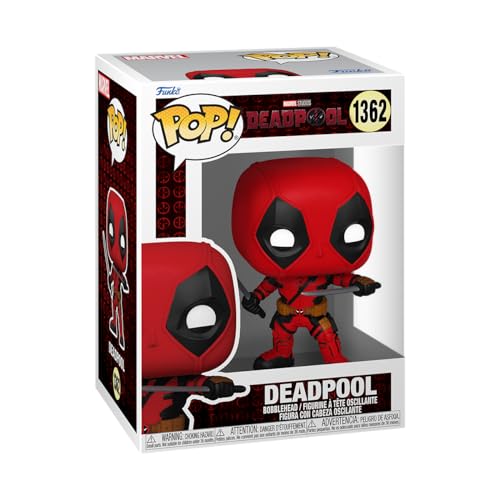 Funko POP! Marvel: Deadpool & Wolverine - Deadpool - Vinyl-Sammelfigur - Offizielle Handelswaren - Spielzeug Für Kinder und Erwachsene - Movies Fans - Modellfigur Für Sammler und Display