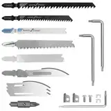 BIBURY Multitool Zangen Edelstahl Ersatzteile Kit, Austauschbarer Drahtschneider, Schraubendreher, Fensterbrecher & austauschbare Sägeblatt & Skalpellblätter Passend mit BIBURY Multi Tool für Outdoor