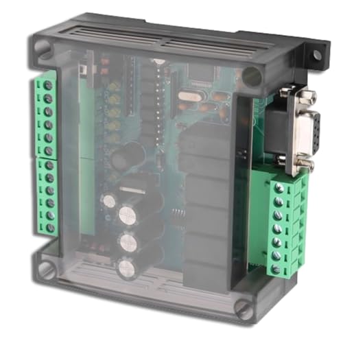 Agatige Programmierbare Logiksteuerung, DC24V FX1N-14MR Industrielle Steuerplatine, SPS, programmierbare Logiksteuerung, Relaisausgang, SPS-Leiterlogik, programmierbare Steuerung für die