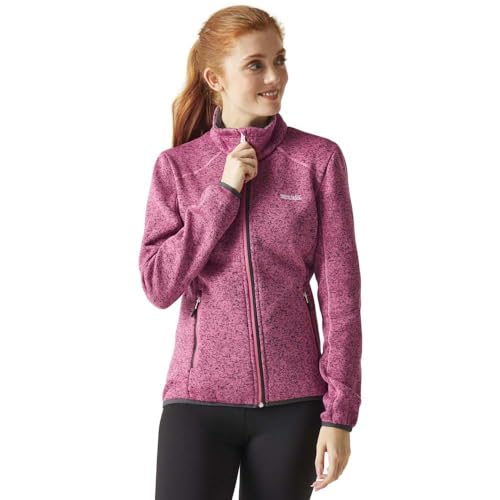 Regatta Damen Fleecejacke Wms Hood Newhill Stehkragen Flamingo Pink - 22