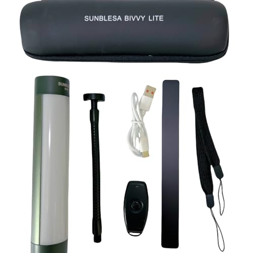 Sunblesa Wiederaufladbare wasserdichte magnetische Fernbedienung Karpfenangeln Bivvy Light IR lite mit Bankstick-Lichtadapter Powerbank-Funktion