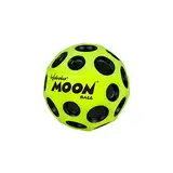 Waboba Moon Ball – am Höchsten Springender Gummiball – Patentiertes Original-Design – Ballkrater Erzeugen beim Aufprall ein knallendes Geräusch – Leicht Greifbar – Flummies für Kinder - GELB - 65 mm