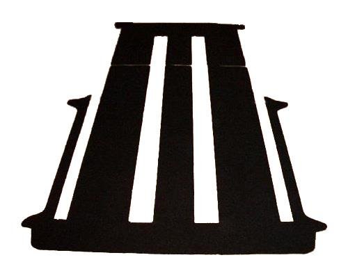 autix 581582 Teppich Fußmatte hinten Kofferraummatte Gastraummatte Kompatibel für VW T6 Multivan 2 Schiebetüren mit Schiebetisch