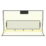 CHIMHOON 2in1 Faltbar Fußball Rebounder, Zielschießen Trainingsnetz, Übungen Ballsportart, Net Faltausrüstung, Fußball Zielschießen Training, Trainingsgerät mit Tragetasche