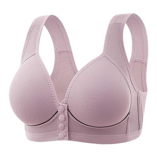 Damen BH, Sport BH Damen Soft Comfort Bras Atmungsaktive Leichte Unterwäsche Ohne Bügel BH Passform Stretch Bügelloser Haut Freundlich Bralette Klassische Elegant Bustier