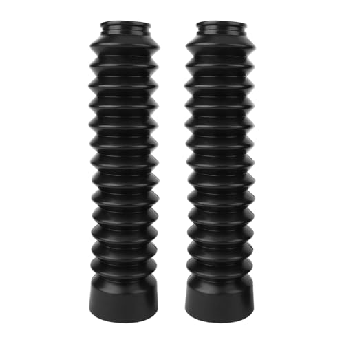 2 Stück Gabelschutz, 205 x 52 x 37mm Motorrad Gabel Faltenbalg Motorrad Gabelabdeckungen Gabelschutz Universal Gummi Gabel Staubschutz Abdeckung Stoßdämpfung Gamaschen Vorne Für Motorräder