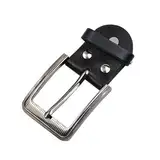 YueJieSelected 1 Stück Gürtelschnalle Herren,Ersatz Gürtelschnalle 40mm,Klassische Leder Gürtelschnallen für Herren,Buckle Belt,für Bundre Schnalle Men Jungen Arbeitshose Mode-Accessoire Silber