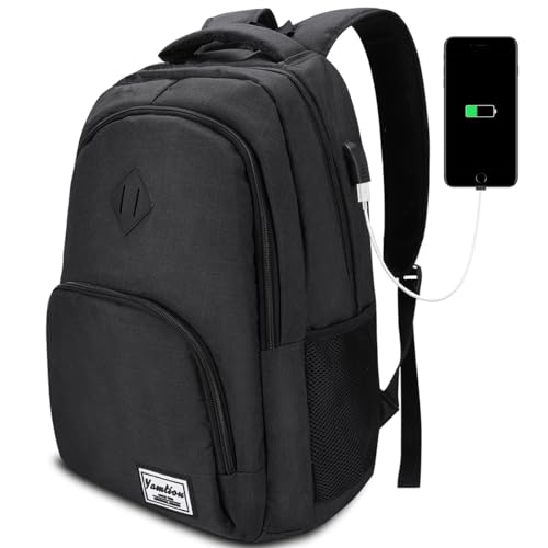 YAMTION Rucksack Herren und Damen,Schultasche Schulranze Schulrucksack Jungen Teenager Laptop Rucksack für Uni Schule Studium Arbeit