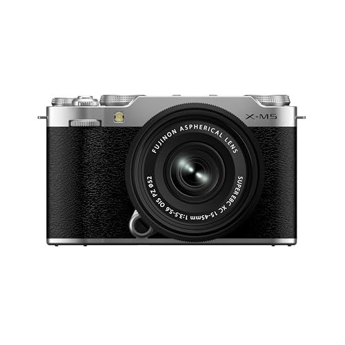 FUJIFILM X-M5 + XC15-45mm Kit Silber