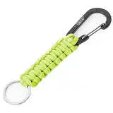 EOTW Paracord Schlüsselanhänger Karabiner Karabinerhaken D Ring Schlüsselband Schlüsselring für Motorrad Auto Camping Wandern Männer Frau Kinder (1 Grün)