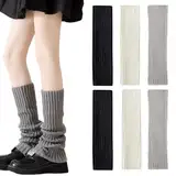 Celiodd 3 Paar Stulpen Damen Leg Warmers Ballett Beinstulpen Damen Winter Beinwärmer Stulpen für Damen Beinstulpen, Modisch Vielseitig für Party-Auftritte, Sport, Yoga, Cosplay, 80er-Jahre-Partys