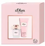 s.Oliver® FOR HER | Geschenkset - strahlend - elegant - feminin - für unvergessliche Momente | Eau de Toilette 30ml & Duschgel 75ml