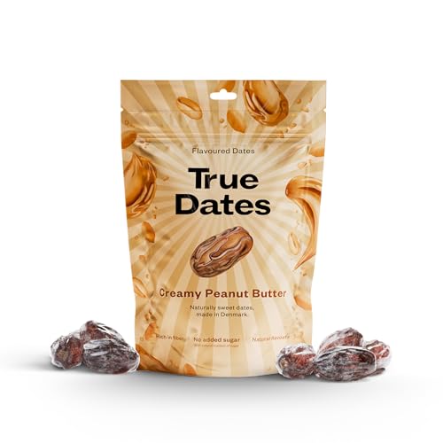 True Dates - Creamy Peanut Butter | natürlich aromatisierte Datteln | Erdnussbutter | 100 g