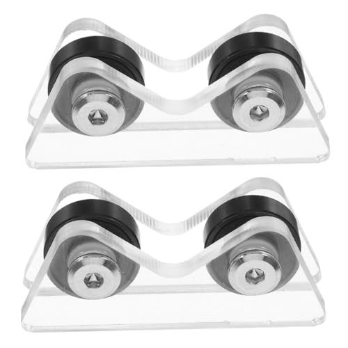 ibasenice 2 Stück Billarddetektor Billardzubehör Club Roller Billard Roller Inspektionstester Billard Geradheitswerkzeug Erkennung Geradheitsdetektoren Acryl Transparent