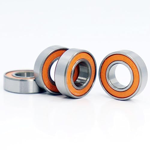 Lagerersatz 10 Stück 688-2RS Lager ABEC-7 8 * 16 * 5 mm Miniatur 688RS Kugellager 618/8RS Z3V3 Orange abgedichtetes Lager 688 2RS