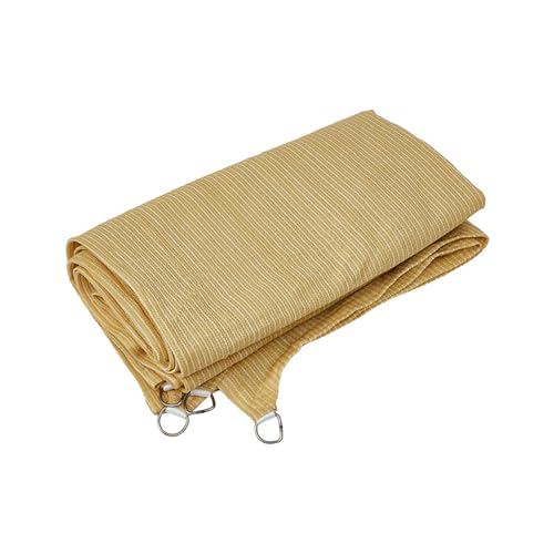 Strapazierfähiges Sonnenschutztuch, 3 x 4 m, Sonnenblock-Mesh-Plane für Außenbereich, Terrasse, Rasen, Garten, atmungsaktives Sonnenschutznetz, UV-Schutz, langlebige Sonnenschutzlösung