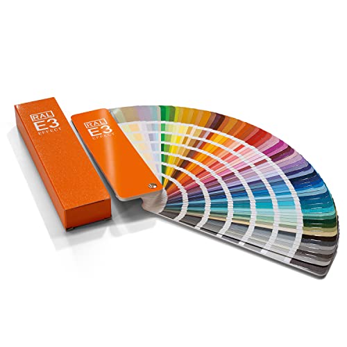 RAL E3 Farbfächer, 70 Metallic-Farben glänzend, 420 Uni-Farben semi-matt