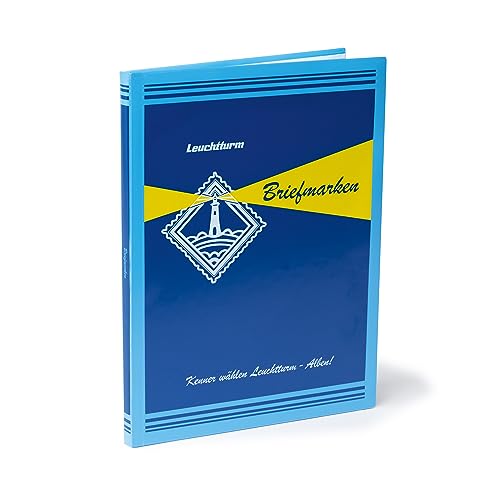 Leuchtturm 368614 Einsteckbuch RETRO DIN A4, 16 weiße Seiten, unwattierter Einband