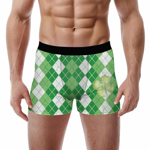 WKAYsIV Boxershorts Herren 56 Gesäßpolster Hebeunterwäsche Hebewerkzeug Gesäßformung Unterhosen Herren Boxershorts Weit (Silver, S)