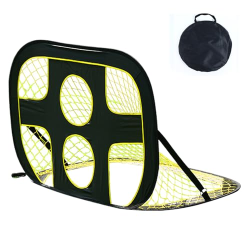 Grtheenumb Soccer Net 47x31.5x31,5 -Zoll Kinderfußball -Tor Feature 6 Tore tragbare Fußballtrainingsausrüstung Kleinkinder Fußballtraining für Backyard Indoor Outdoor Game Match Soccer Net