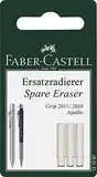 FABER-CASTELL 131597 - Ersatzradierer für Druckbleistift Grip 2011, 3 Stück