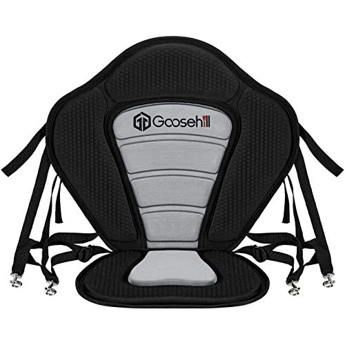 Goosehill SUP Sitz, Abnehmbar Kajak Sitz für Stand Up Paddling Board, Bequeme und Einfache Installation, Vielseitig Anpassbar an SUP, Sit-on-Top-Kajaks, Fischerboote