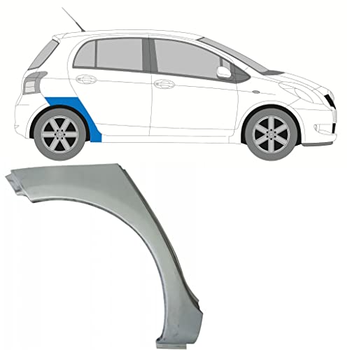 Für Toyota Yaris 2006-2011 5 Tür Hinten Radlauf Reparaturblech / Rechts