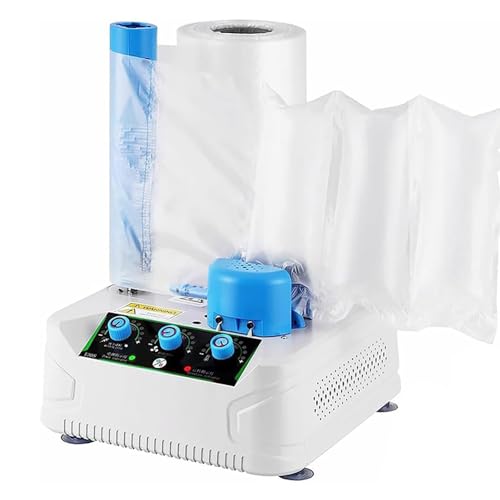 YXCUSAM Luftkissen-Maschine, tragbarer Luftkissen-Verpackungshersteller, Beutel, Wickel-Luftkissen-Inflator, für Versand, Verpackungszubehör