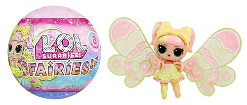 L.O.L. Suprise! Fairies Tots - Inklusive 1 Puppe, 8 Puppen zum Sammeln, Feenflügel zum Gestalten für Deine Tots, für Kinder ab 4 Jahren