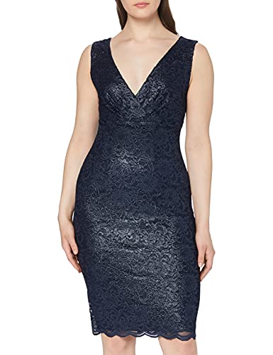 Swing Damen Kleid Dana, Blau (Marine 3030), 36