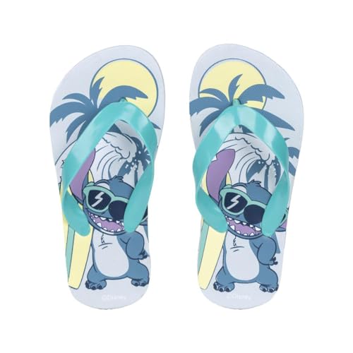 Disney Stitch Flip-Flops für Mädchen, Leichte Sandalen, Mädchen Sommersandalen, Geschenk für Mädchen, Größe EU 30/31