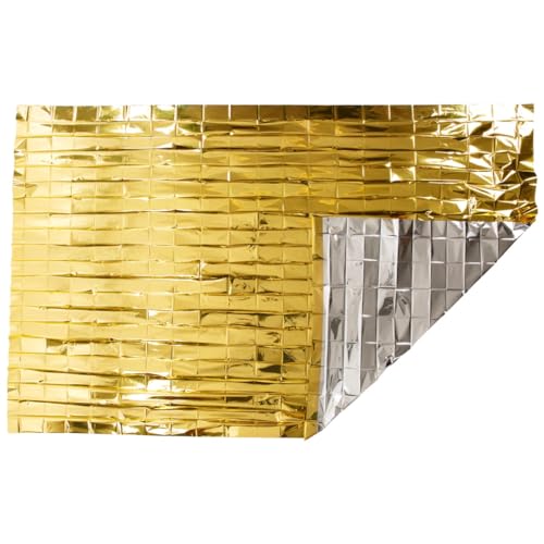 Trespass Foil X, Rettungsdecke / Thermodecke / Rettungsfolie / Survival Bag / Notfalldecke / Erste Hilfe Decke 150cm x 208cm
