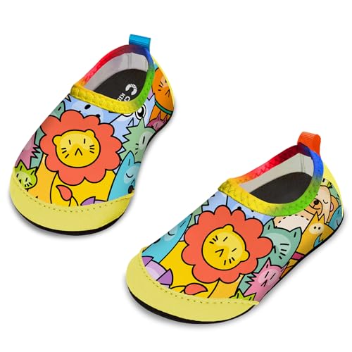 Yorgou Baby Strandschuhe Schwimmschuhe Badeschuhe Wasserschuhe Schnelltrocknende Aquaschuhe rutschfest Barfuss Schuh für Kinder Beach Pool