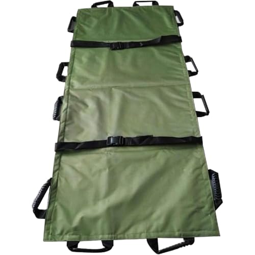 Notfall Rettung Soft Stretcher Faltbare Trage Einfache Tragbare Transporteinheit Tragetasche Patient Transfer Einzeltransport Stretcher mit 12 Griffen für Zuhause Notfall Arbeit