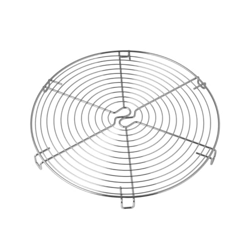 Dr. Oetker Profi Torten-/Kuchenrost 32 cm – Stabiles Metallgitter zum effektiven Auskühlen, Verchromt, Handreinigung, Silber