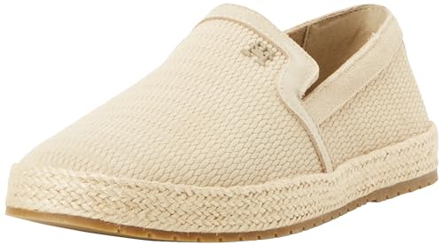 Tommy Hilfiger Herren Espadrilles Classic Suede Stoffschuhe, Beige (Beige), 44