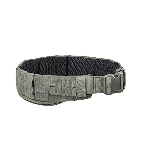 Tasmanian Tiger TT Warrior Belt MK IV IRR Molle-kompatibler Ausrüstungs-Gürtel, Taktischer Einsatz-Gürtel, Steingrau-Oliv IRR