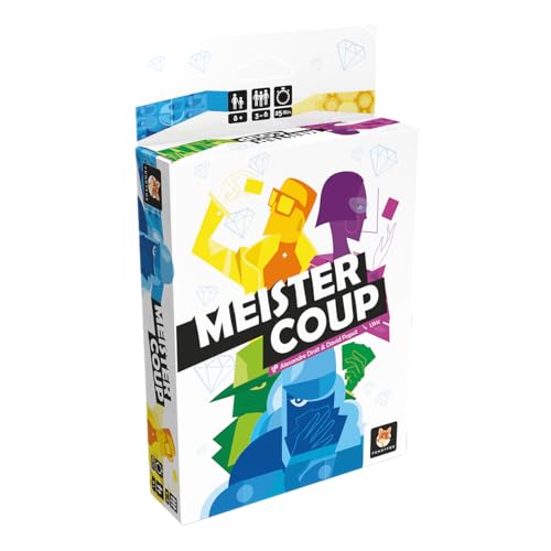 Funny Fox, Meistercoup, Familienspiel, Kartenspiel, 3-6 Spieler, Ab 8+ Jahren, 25 Minuten, Deutsch